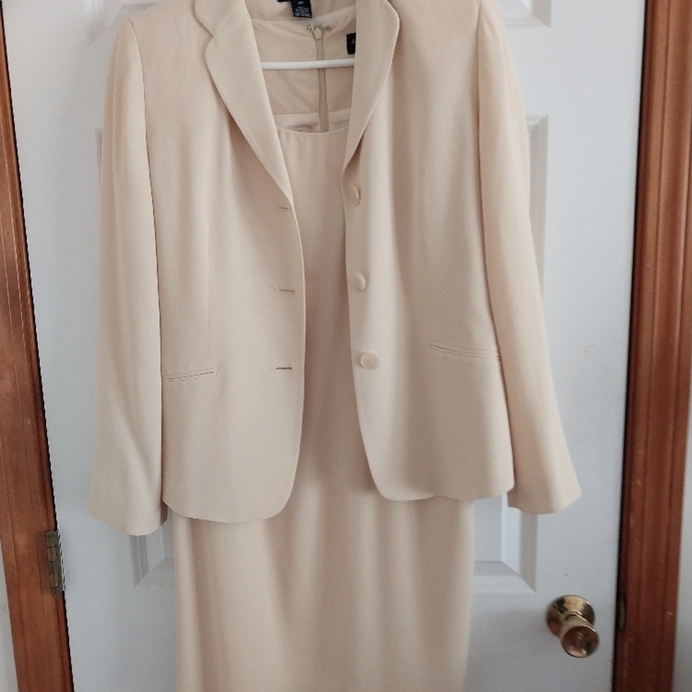 Elegant Yellow Women's Blazer and Dress Set